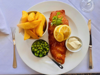 Fish and Chips at Flitwick Manor